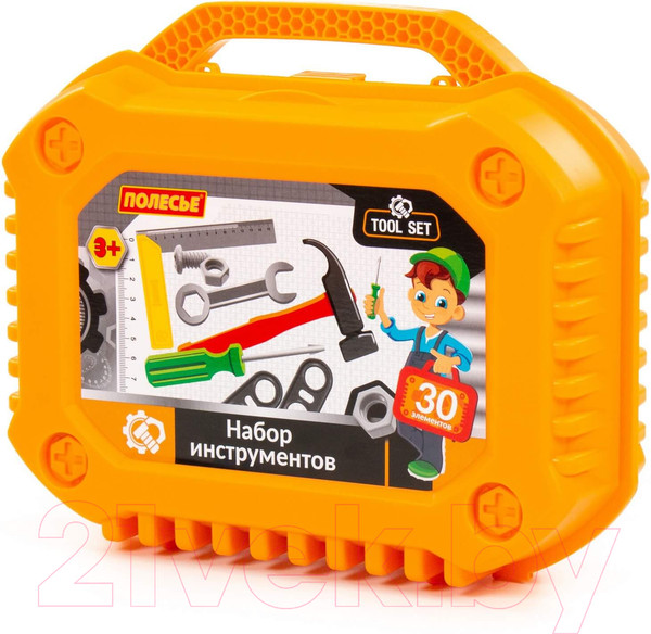 Изображение товара Набор инструментов игрушечный Полесье №19 / 89458
