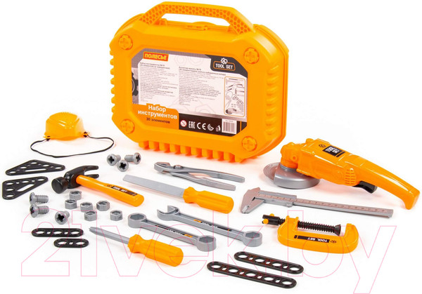 Изображение товара Набор инструментов игрушечный Полесье №19 / 89458