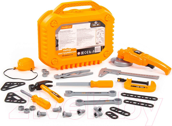 Изображение товара Набор инструментов игрушечный Полесье №19 / 89458