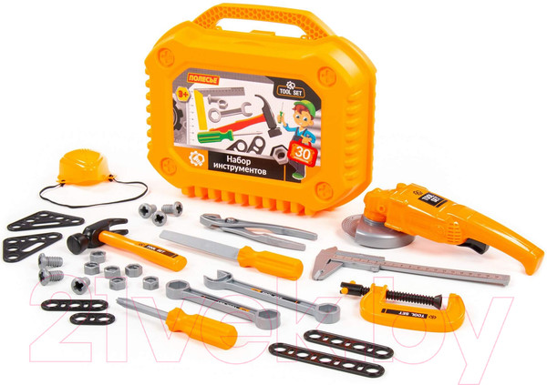 Изображение товара Набор инструментов игрушечный Полесье №19 / 89458