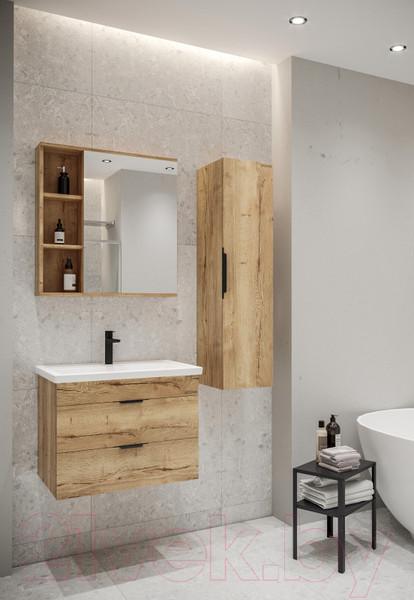 Изображение товара Шкаф с зеркалом для ванной Grossman Форта 70 / 207002