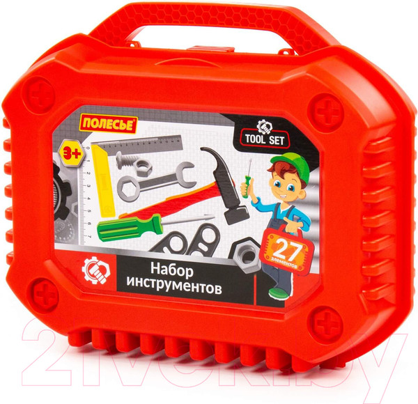 Изображение товара Набор инструментов игрушечный Полесье №18 / 89441