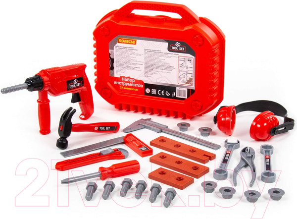 Изображение товара Набор инструментов игрушечный Полесье №18 / 89441