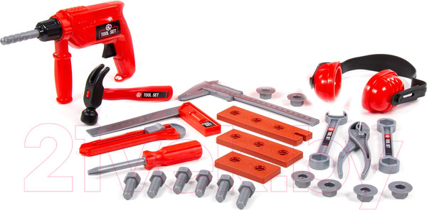 Изображение товара Набор инструментов игрушечный Полесье №18 / 89441