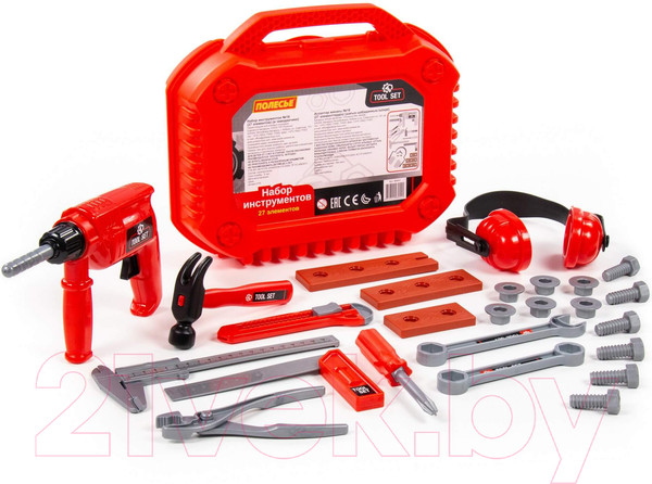 Изображение товара Набор инструментов игрушечный Полесье №18 / 89441