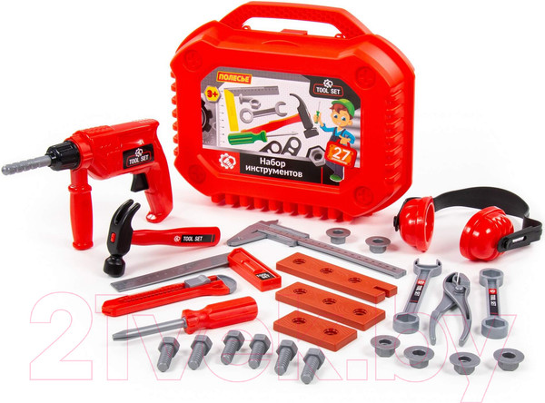 Изображение товара Набор инструментов игрушечный Полесье №18 / 89441