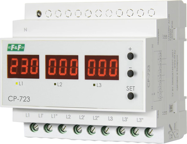 Изображение товара Реле напряжения Евроавтоматика CP-723 УХЛ2 / EA04.009.019