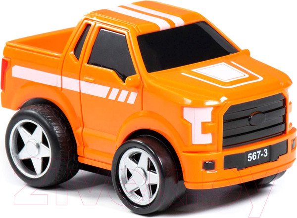 Изображение товара Автомобиль игрушечный Полесье Крутой вираж гоночный №2 / 79848 (инерционный)