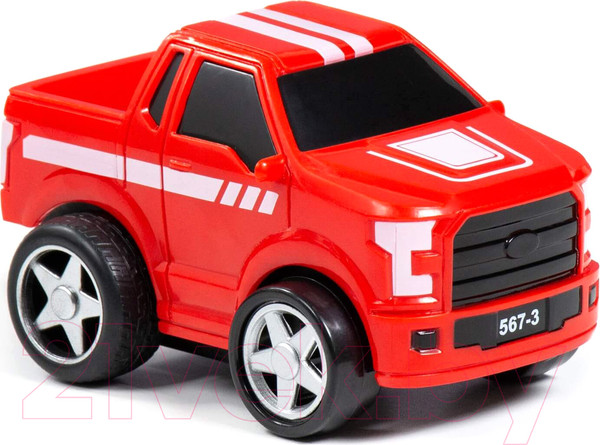 Изображение товара Автомобиль игрушечный Полесье Крутой вираж гоночный №2 / 79848 (инерционный)