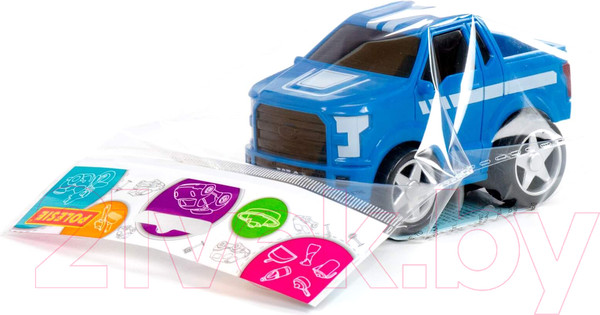Изображение товара Автомобиль игрушечный Полесье Крутой вираж гоночный №2 / 79848 (инерционный)