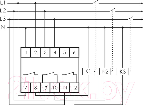 Изображение товара Реле напряжения Евроавтоматика CP-733 / EA04.009.006