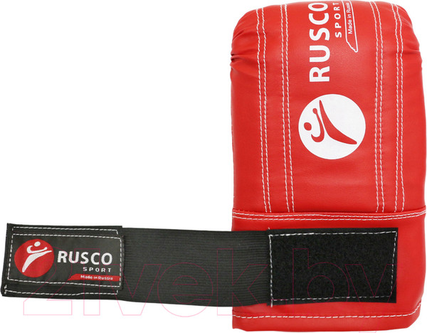 Изображение товара Боксерские перчатки RuscoSport к/з (S, красный)