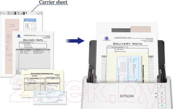 Изображение товара Протяжный сканер Epson WorkForce DS-770II (B11B262401)