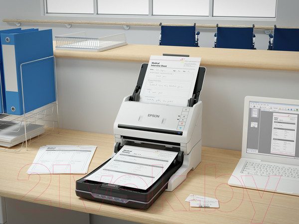Изображение товара Протяжный сканер Epson WorkForce DS-770II (B11B262401)