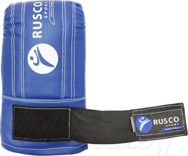 Изображение товара Боксерские перчатки RuscoSport к/з (S, синий)