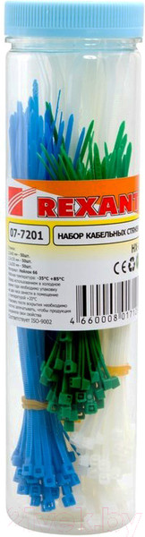 Изображение товара Стяжка для кабеля Rexant 07-7201