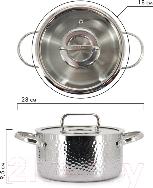 Изображение товара Кастрюля Pomi d'Oro Salita / P595720