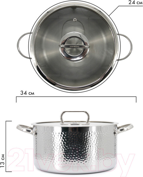 Изображение товара Кастрюля Pomi d'Oro Salita / P595722