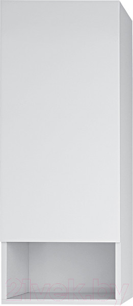 Изображение товара Шкаф-полупенал для ванной Dreja Perfecto / 99.0810 (белый глянец)