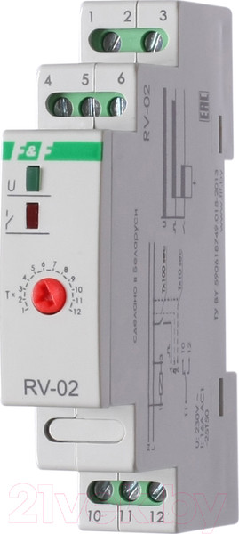 Изображение товара Реле времени Евроавтоматика RV-02 / EA02.001.008