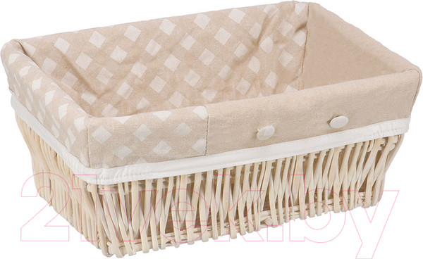 Изображение товара Корзина Natural House Пуговка 350x270x150 / EW-22 L (молочный)