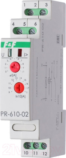 Изображение товара Реле тока Евроавтоматика PR-610-02 / EA03.004.002