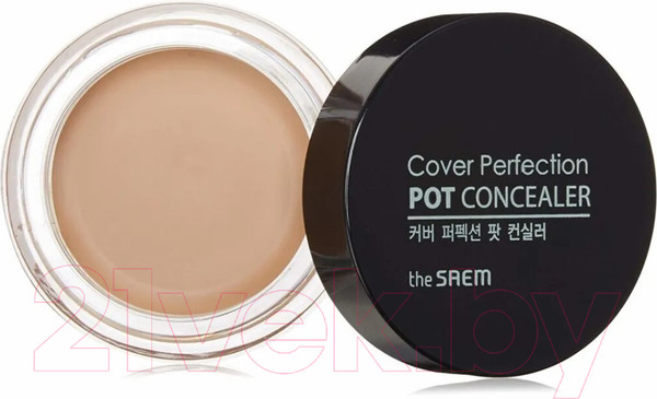 Изображение товара Консилер The Saem Cover Perfection Pot Concealer 02 Rich Beige (4г)