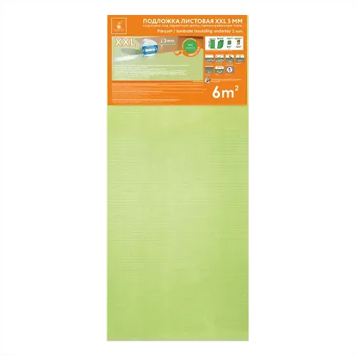 Изображение товара Подложка SOLID XXL 3мм, 1200x500, салатовая