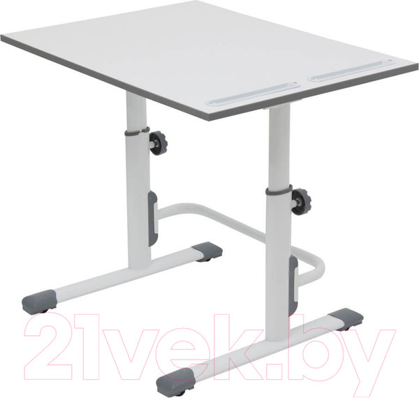 Изображение товара Парта+стул Polini Kids Simple / 0002441.55 (белый/серый)