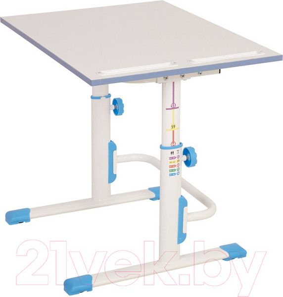 Изображение товара Парта+стул Polini Kids Simple / 0002441.17 (белый/синий)