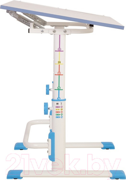 Изображение товара Парта+стул Polini Kids Simple / 0002441.17 (белый/синий)