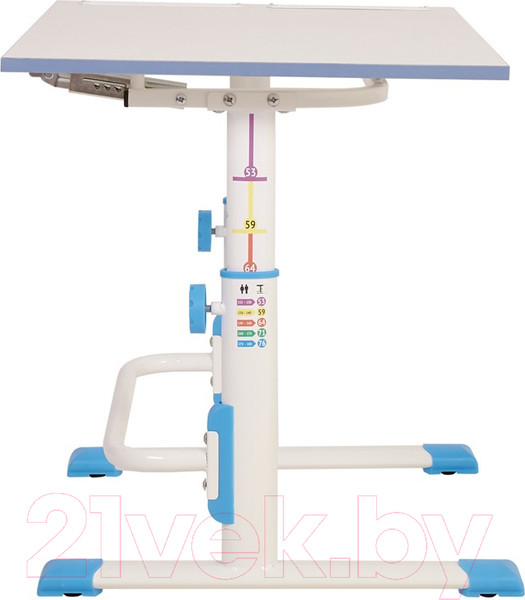 Изображение товара Парта+стул Polini Kids Simple / 0002441.17 (белый/синий)