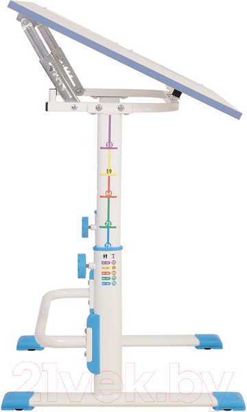 Изображение товара Парта+стул Polini Kids Simple / 0002441.17 (белый/синий)