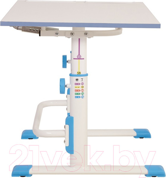 Изображение товара Парта+стул Polini Kids Simple / 0002441.17 (белый/синий)