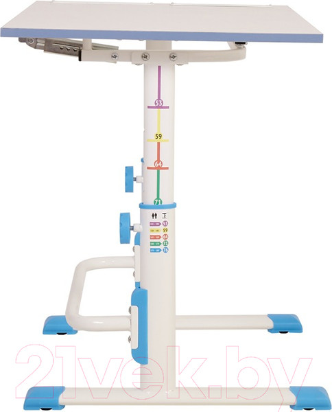 Изображение товара Парта+стул Polini Kids Simple / 0002441.17 (белый/синий)
