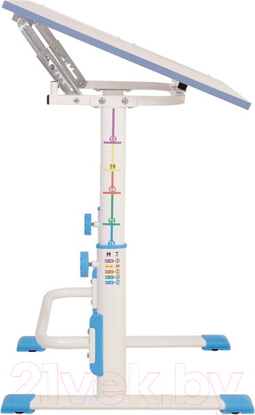 Изображение товара Парта+стул Polini Kids Simple / 0002441.17 (белый/синий)