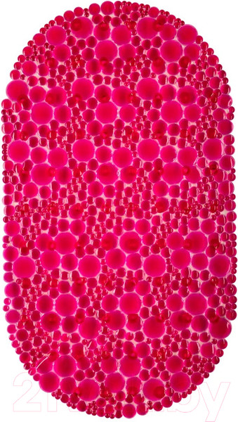 Изображение товара Коврик на присосках Varmax Линза 55101 (67x38, розовый)