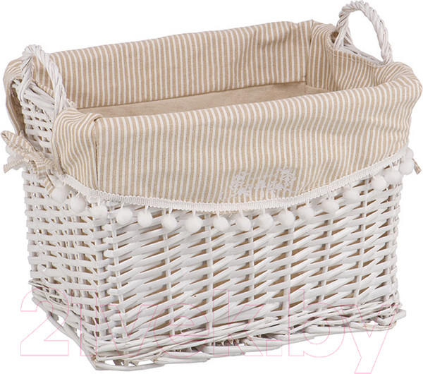 Изображение товара Корзина Natural House Колокольчик 360x260x260 / EW-40 M (белый)