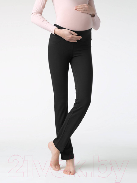 Изображение товара Леггинсы Conte Elegant Happy Belly (р.170-94, черный)