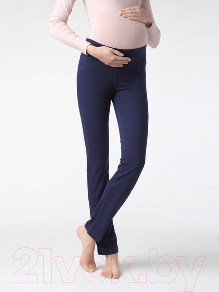 Изображение товара Леггинсы Conte Elegant Happy Belly (р.164-90, темно-синий)
