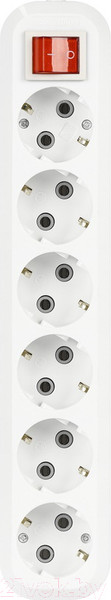 Изображение товара Колодка удлинителя SmartBuy SBE-16-6-00-ZS (с выключателем)