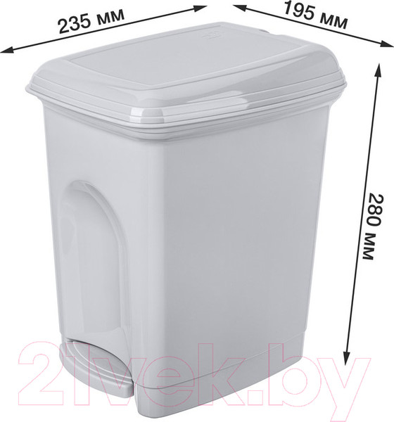Изображение товара Мусорное ведро Бытпласт 4312026