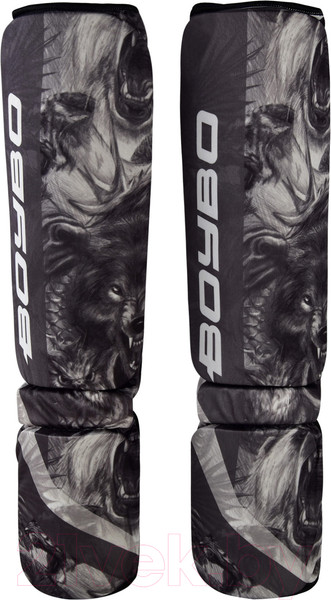 Изображение товара Защита голень-стопа для единоборств BoyBo Beasts (M, нейлон)