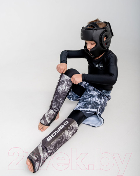 Изображение товара Защита голень-стопа для единоборств BoyBo Beasts (S, нейлон)