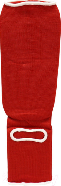 Изображение товара Защита голень-стопа для единоборств BoyBo Хлопчатобумажная (S, красный)