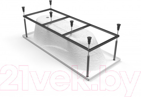 Изображение товара Ванна акриловая Cersanit Mito Red 150x70 (с ножками и экраном)