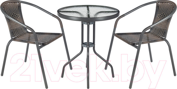 Изображение товара Комплект садовой мебели Sundays LUC-TA21 (коричневый)