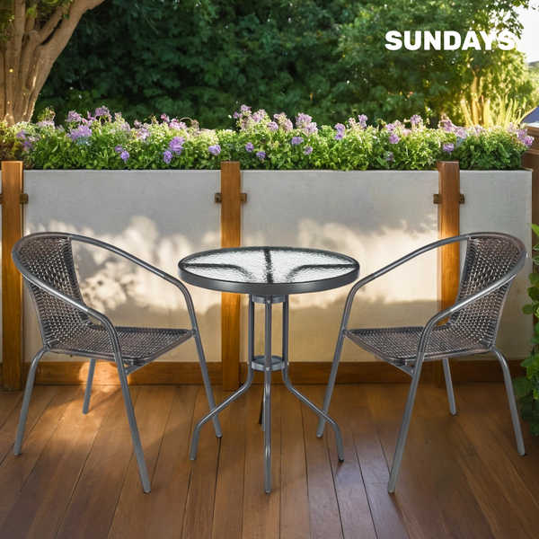 Изображение товара Комплект садовой мебели Sundays LUC-TA21 (коричневый)