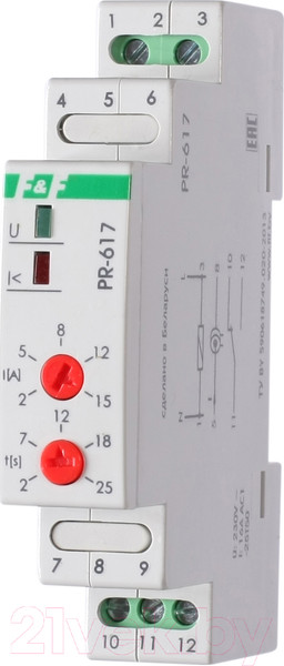 Изображение товара Реле тока Евроавтоматика PR-617 / EA05.001.001