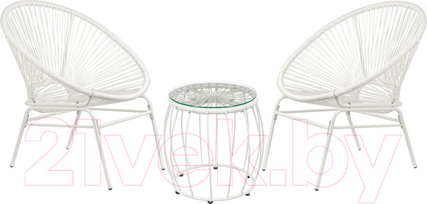Изображение товара Комплект садовой мебели Sundays LUC-TA04-1 (White)